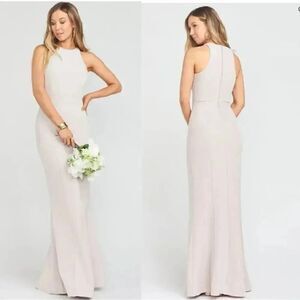 NWT women’s SHOW ME YOUR MUMU Chicago High Neck maxi formal Gown size medium